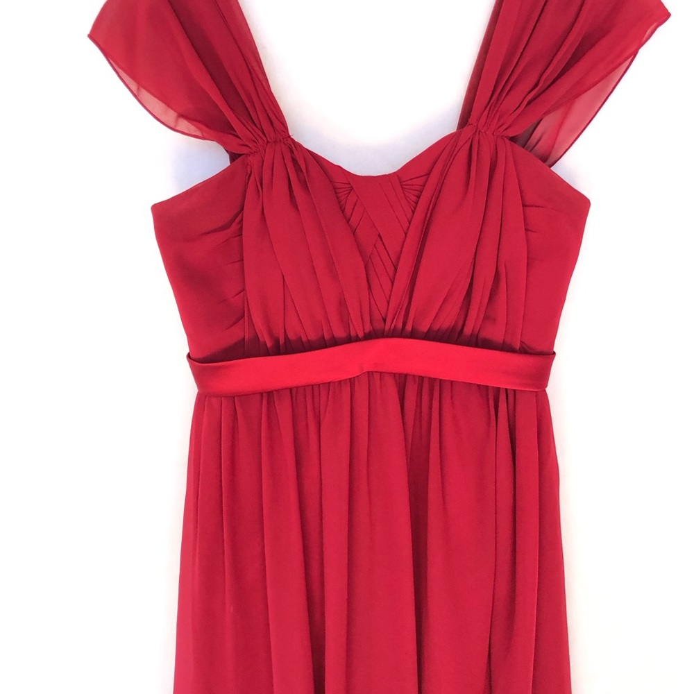 Sorella Vita Bridesmaid Gown Dress Wine Red 10 - Picture 2 of 5